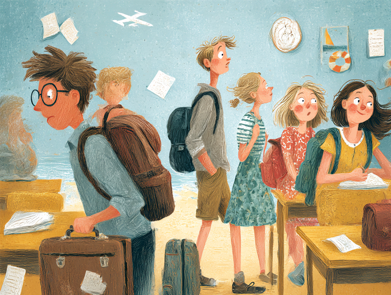 Help! De laatste schoolweken voor de zomervakantie …